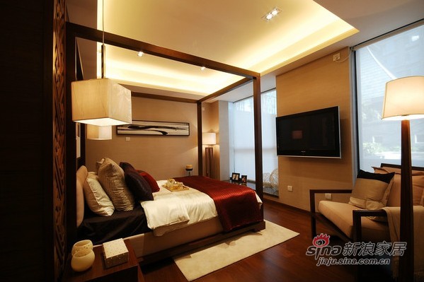中式 其他 卧室图片来自用户1907659705在中式风格251平大气豪宅20的分享