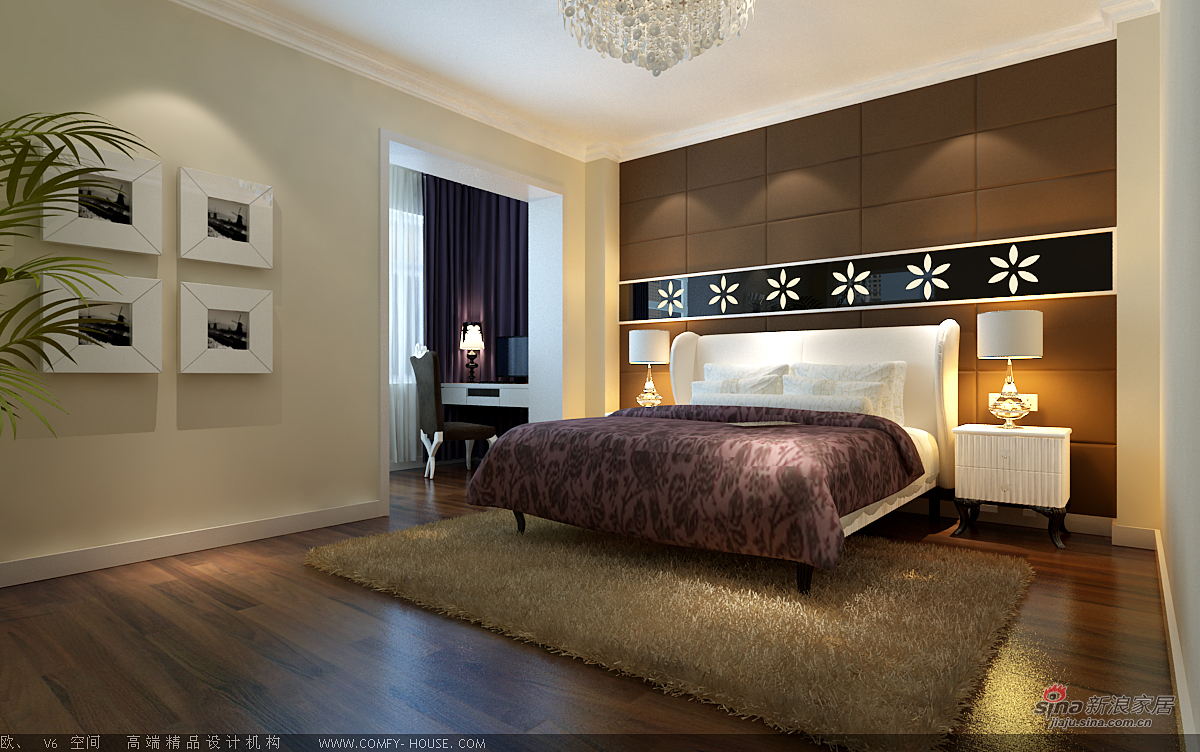 简约 二居 卧室图片来自用户2738845145在现代简约装饰效果46的分享