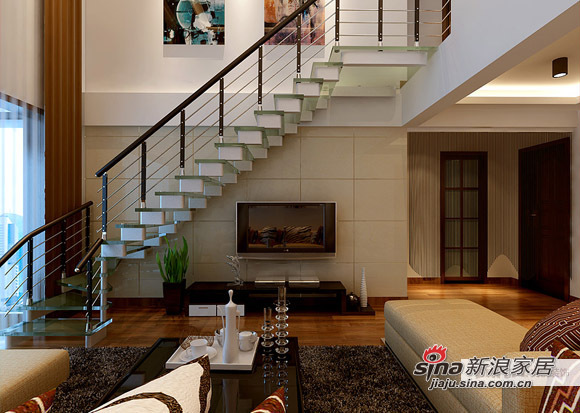简约 二居 客厅图片来自用户2737786973在7.2万铸造现代简约loft65的分享