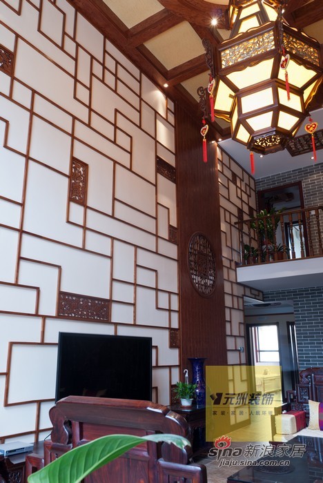 中式 四居 客厅图片来自用户1907658205在西山华府中式风格59的分享