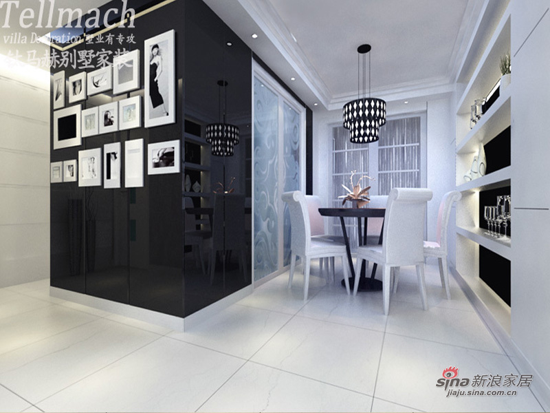 简约 三居 餐厅图片来自用户2737786973在海派设计师韩文睿演绎三居室现代简约89的分享
