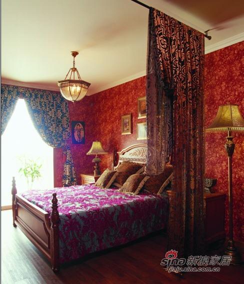 混搭 三居 卧室图片来自用户1907655435在158平米异风格混搭家装案例61的分享