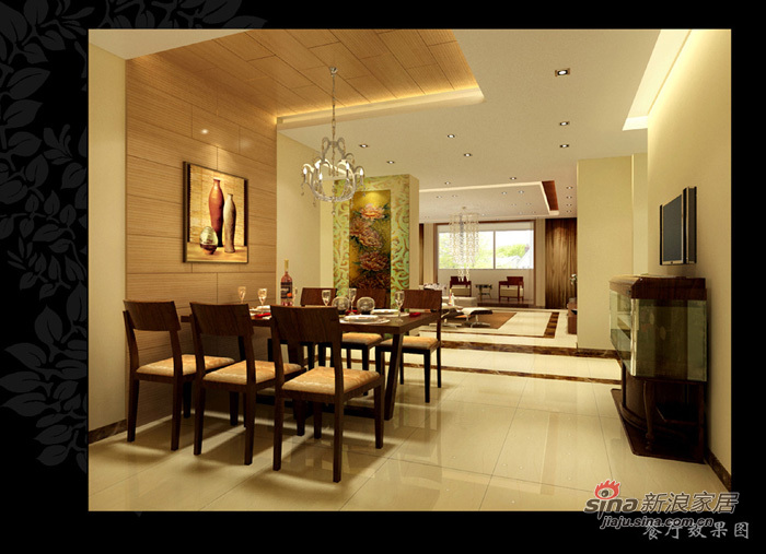 中式 三居 客厅图片来自用户1907661335在142平中式极简中式现代混搭风格79的分享