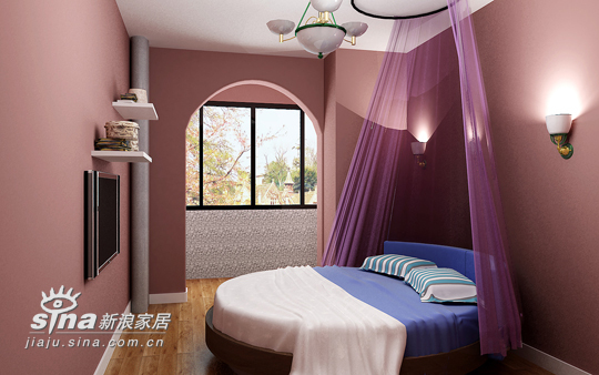欧式 三居 卧室图片来自用户2746948411在蓝色浪漫——地中海风格14的分享