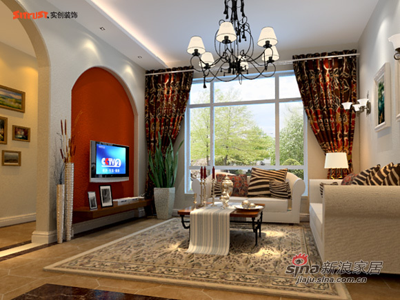 简约 三居 客厅图片来自用户2738813661在130平米大气的户型设计范76的分享