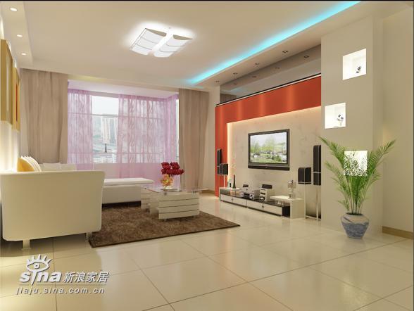 简约 二居 客厅图片来自用户2738813661在实创装饰沸城设计案例11的分享