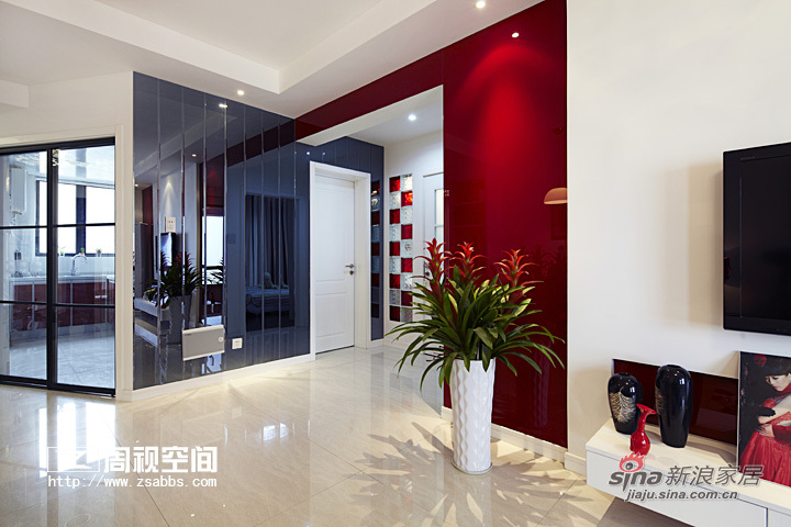 简约 二居 客厅图片来自杭州周视空间设计机构在红色诱惑89的分享