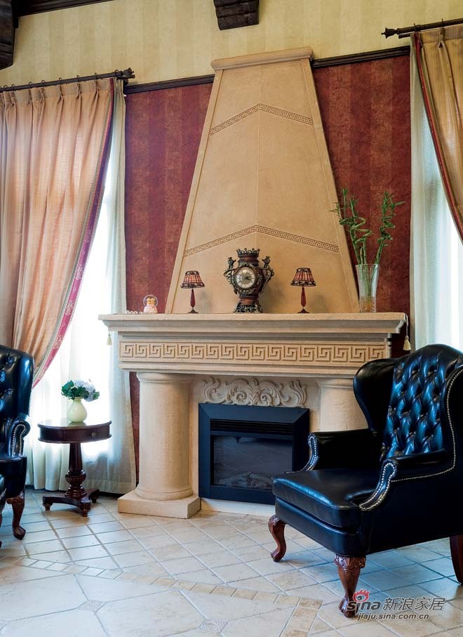 美式 别墅 客厅图片来自用户1907685403在【高清】欧式风格奢华设计299平米大豪宅64的分享