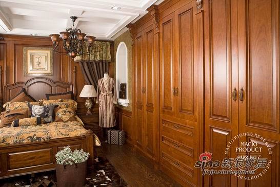 美式 别墅 卧室图片来自用户1907685403在玛格别墅43的分享