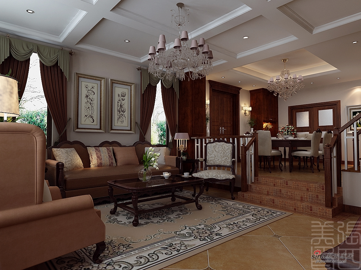 混搭 别墅 客厅图片来自用户1907691673在打造精美别墅大空间50的分享