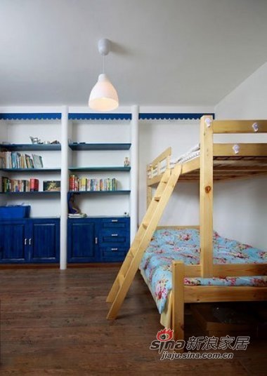 地中海 二居 儿童房图片来自用户2757320995在4.8万元房奴超省钱装75平2室1厅24的分享