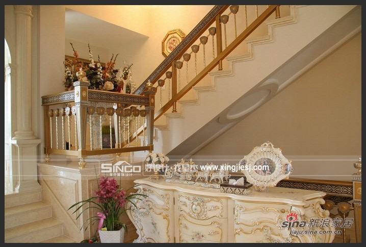 欧式 别墅 楼梯图片来自用户2772873991在欧式宫廷奢华风格35的分享