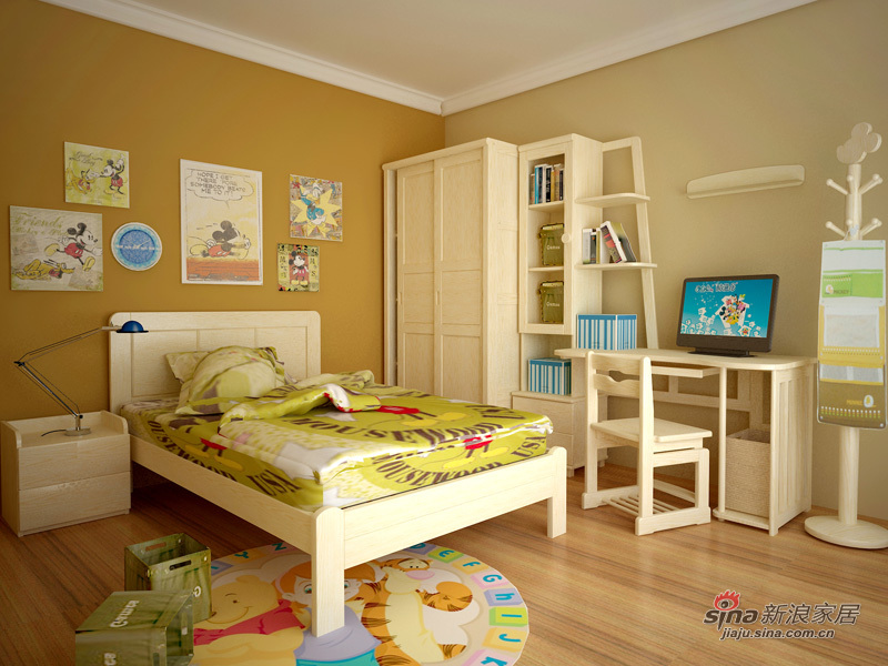 简约 一居 客厅图片来自用户2739378857在酷漫居迪士尼松木儿童房62的分享