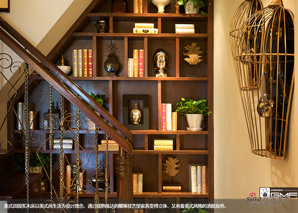 美式 别墅 楼梯图片来自用户1907685403在【高清】成都龙湖·小院青城项目94的分享