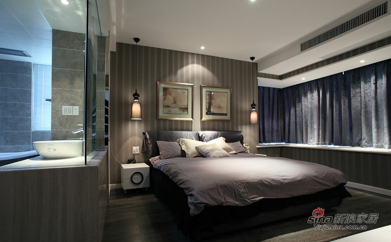 现代 三居 卧室图片来自朗润装饰工程有限公司在80后黑珍珠家装三居的分享