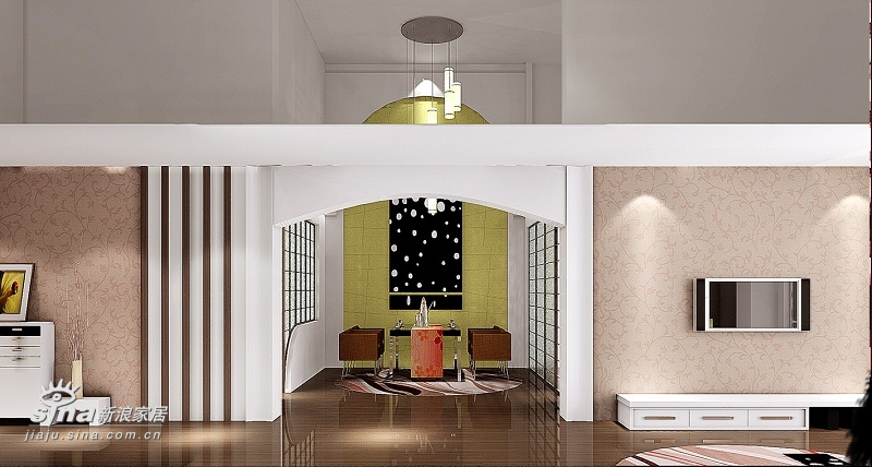 简约 复式 客厅图片来自用户2737735823在万科四季花城现代简约设计73的分享