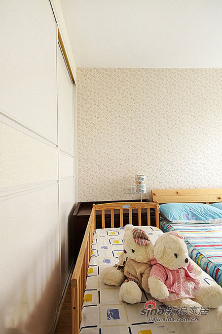 地中海 二居 儿童房图片来自用户2756243717在5万简装83平米地中海风格小2居17的分享