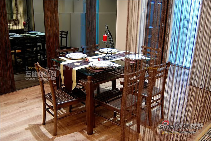 中式 二居 客厅图片来自用户1907658205在新中式风格荷色清香76的分享