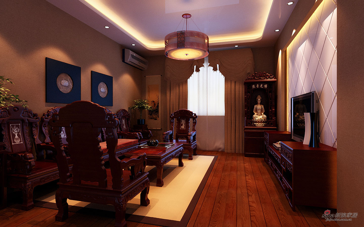 中式 二居 客厅图片来自用户1907658205在奢华姿态述说三口之家的温馨格调25的分享