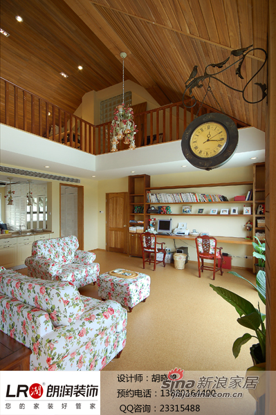 中式 别墅 客厅图片来自装修微日记在270平新中式田园混搭时尚别墅22的分享