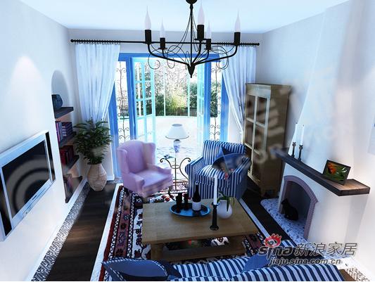 地中海 二居 客厅图片来自阳光力天装饰在享受生活-清新自然地中海风情53的分享
