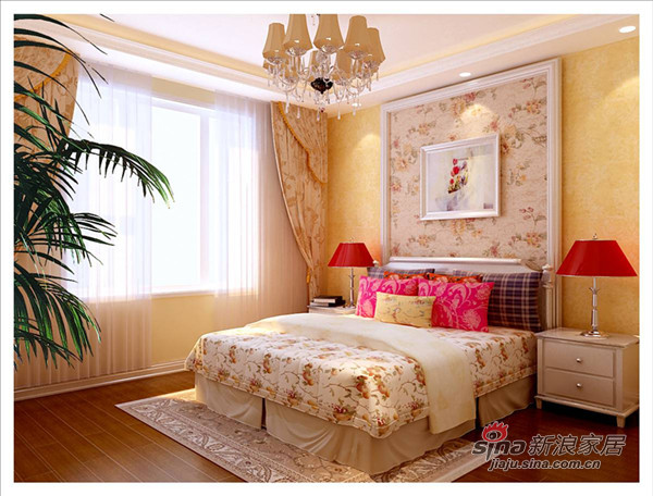欧式 一居 卧室图片来自用户2745758987在柔和、硬朗的两居室45的分享