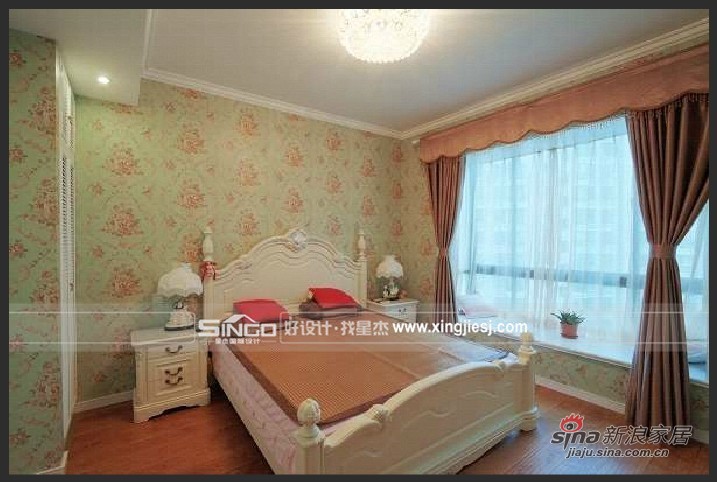 欧式 四居 卧室图片来自用户2746953981在英国洛可可的简欧风格34的分享
