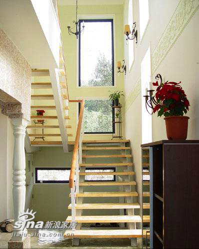 简约 别墅 楼梯图片来自用户2738093703在浪漫满屋温馨韩式家居实景60的分享