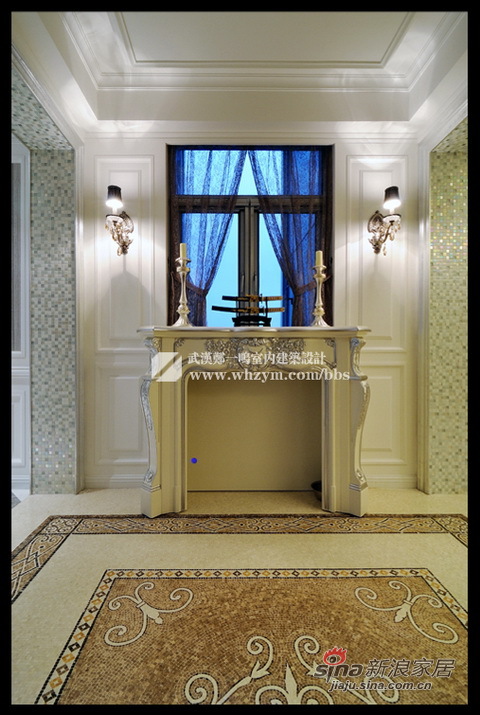 欧式 四居 客厅图片来自郑一鸣室内建筑设计工作室在160平欧式四居白色新古典21的分享