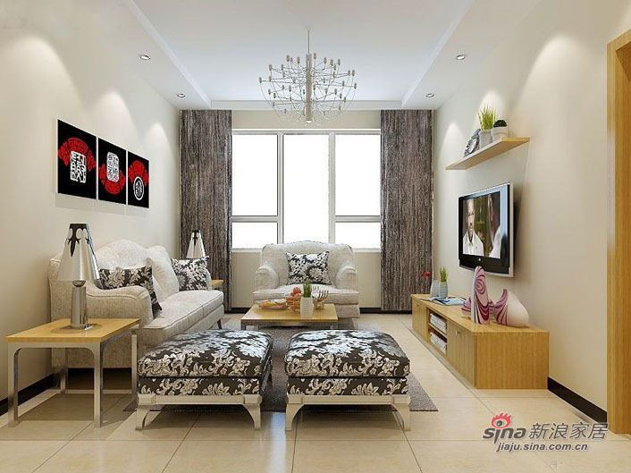 简约 公寓 客厅图片来自用户2737786973在13万全包打造180平优雅气质别墅34的分享