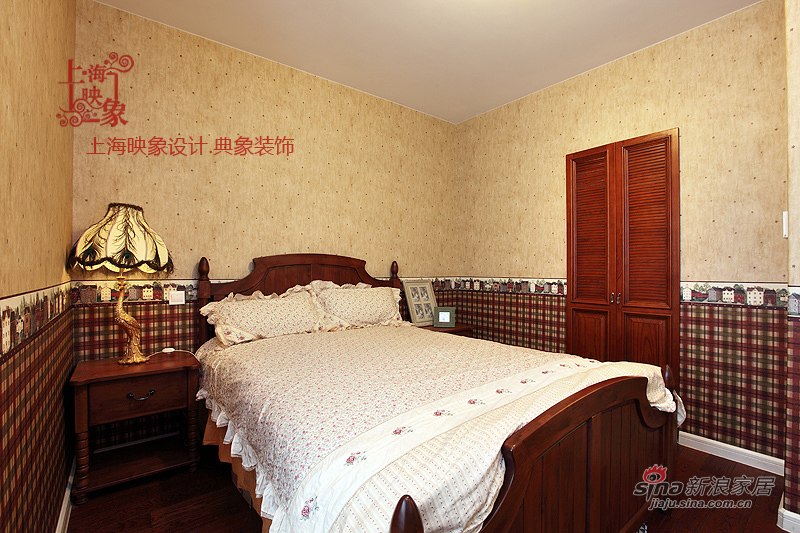 地中海 三居 卧室图片来自上海映象设计-无锡站在【高清】143平美式乡村混搭伊甸园38的分享