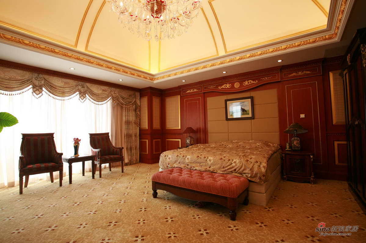 中式 别墅 卧室图片来自用户1907661335在财富公馆1580平米典雅中式装修69的分享