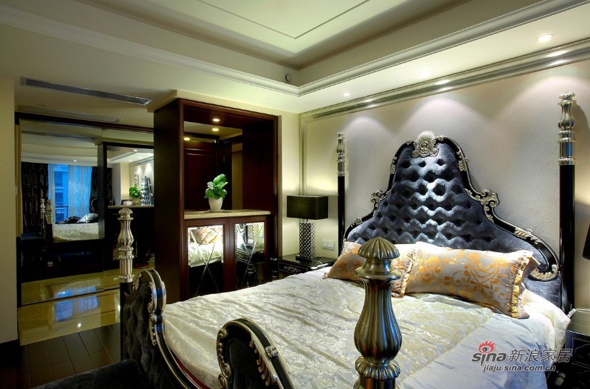 新古典 三居 卧室 公主房图片来自家装大管家在【高清】120平新古典奢华典雅3居室22的分享