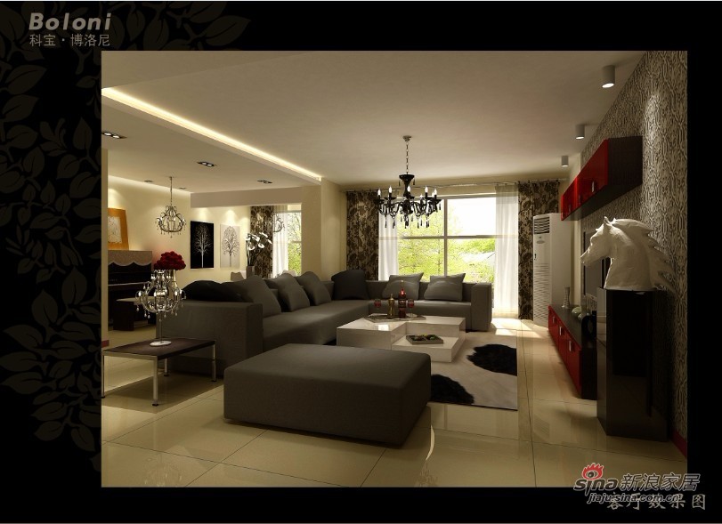 简约 一居 客厅图片来自用户2738093703在200平创意十足大气风尚4居92的分享