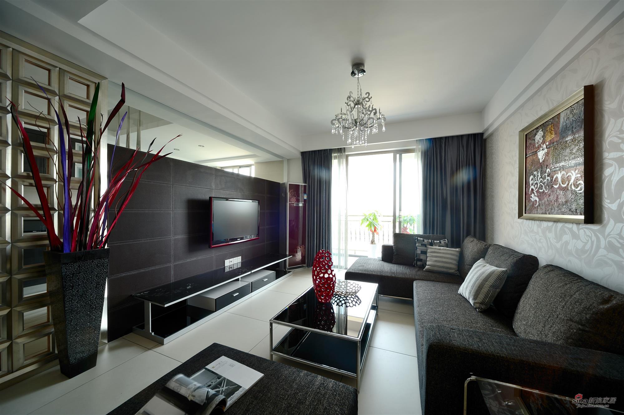 简约 四居 客厅图片来自用户2737759857在山语城（172平米）现代简约设计案例19的分享