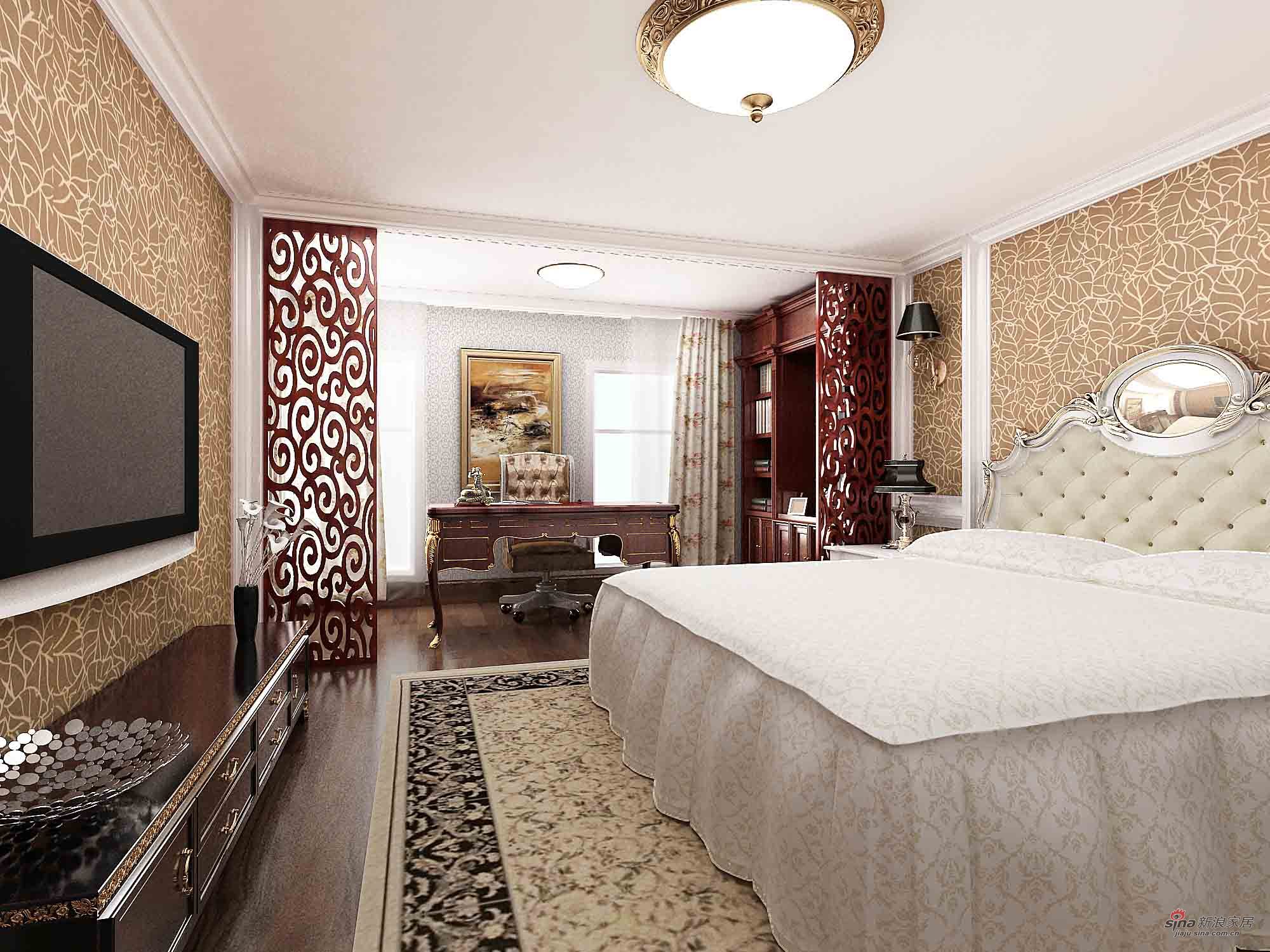 新古典 二居 卧室 公主房图片来自用户1907664341在72平米新古典风格美家57的分享