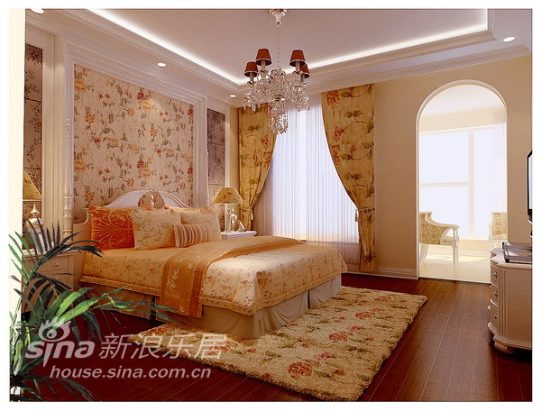 欧式 三居 卧室图片来自用户2557013183在浪漫舒适的简欧格调62的分享