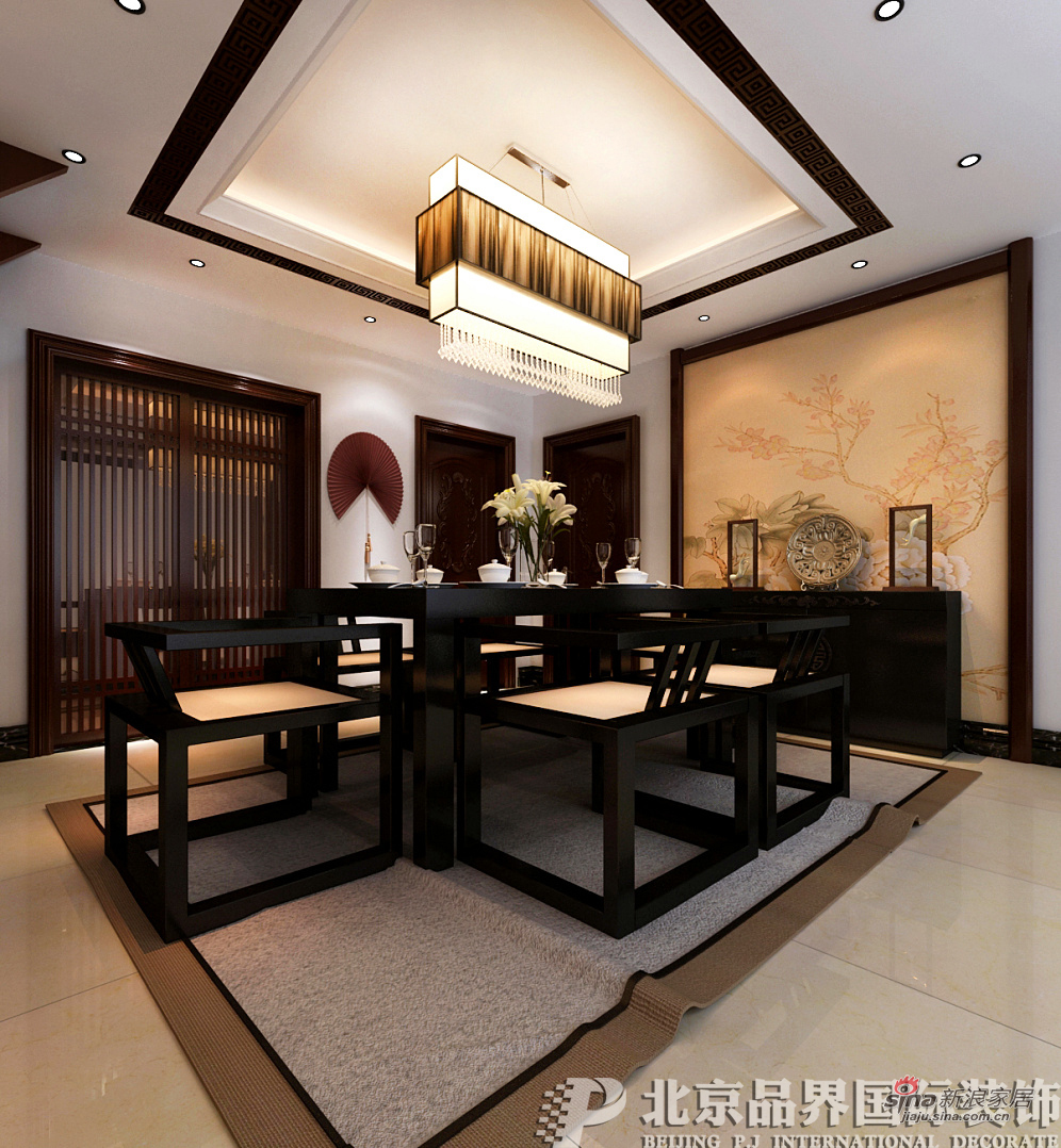 中式 四居 餐厅图片来自用户1907659705在中式古典风格88的分享