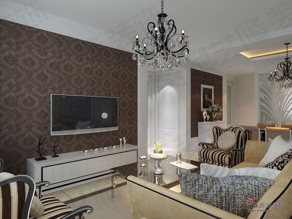 欧式 一居 客厅图片来自用户2772873991在科艺隆装饰一居室新欧式风格17的分享
