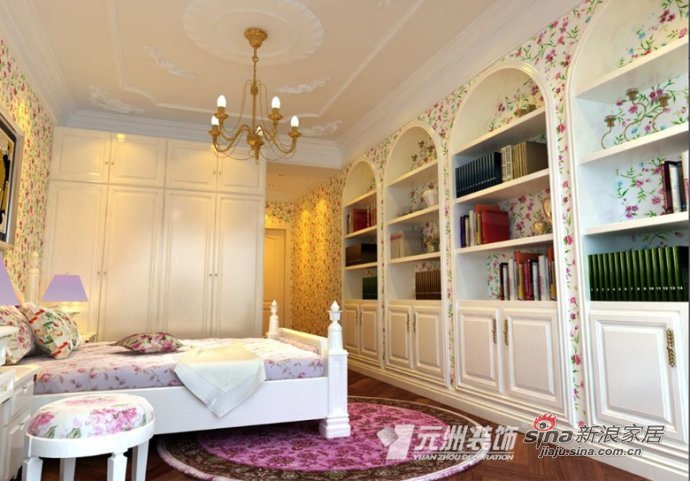 欧式 别墅 卧室图片来自用户2746953981在240平米美式风格官邸72的分享