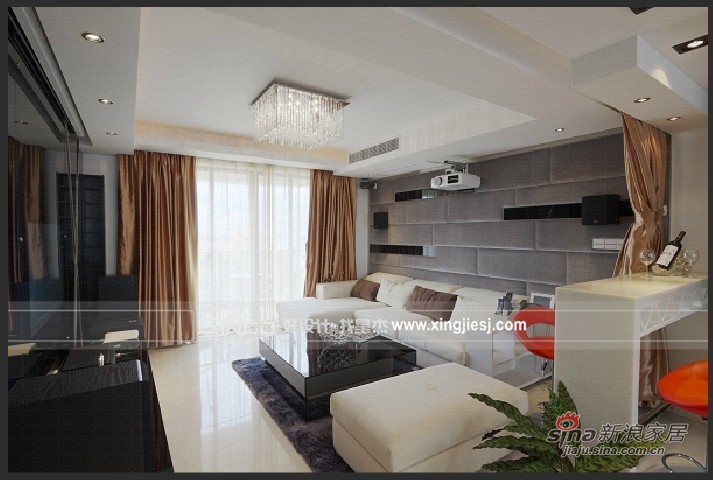 现代 公寓 客厅图片来自用户2771250253在实景147㎡|别墅设计79的分享
