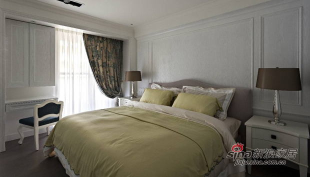 美式 复式 卧室图片来自佰辰生活装饰在17万打造165平时髦美式三口之家68的分享