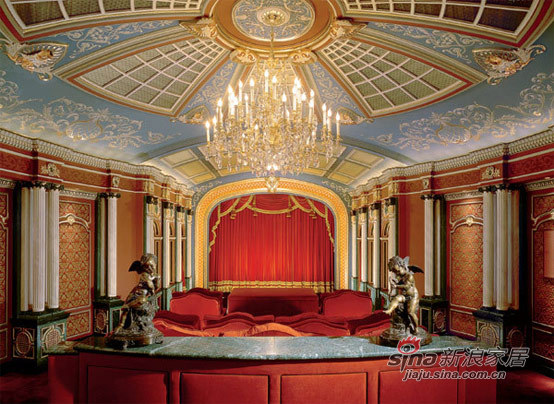 欧式 别墅 客厅图片来自用户2746889121在国外15个私人家庭影院设计欣赏82的分享