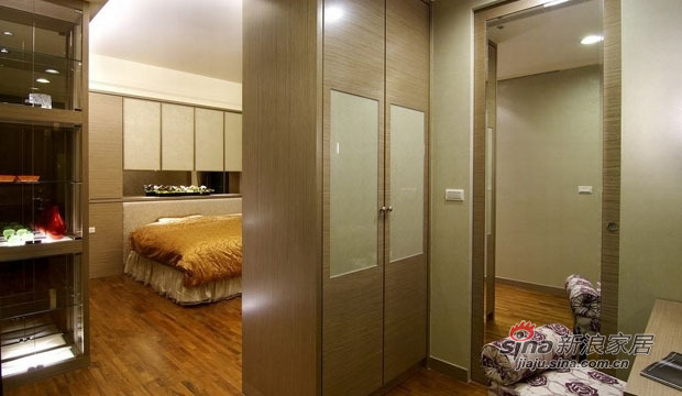 现代 四居 卧室图片来自佰辰生活装饰在190平高雅情境质感生活空间34的分享