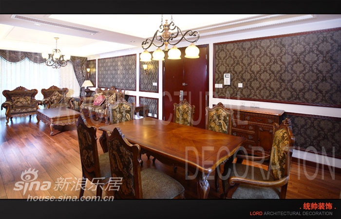 欧式 别墅 客厅图片来自用户2745758987在简单双色69的分享