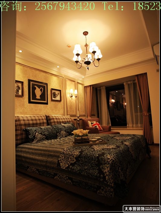 美式 三居 客厅图片来自用户1907685403在【多图】日月光90平米现代美式风格39的分享