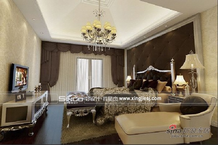 其他 别墅 卧室图片来自用户2558746857在时尚奢华新装饰主义别墅装93的分享