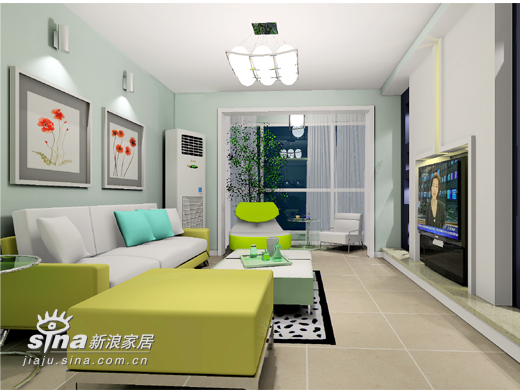 简约 二居 客厅图片来自用户2739153147在北京新天地37的分享