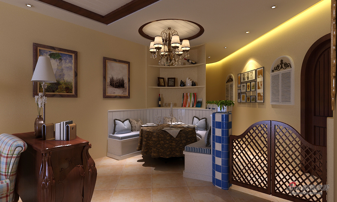 地中海 二居 客厅图片来自用户2757320995在蓝白色调的地中海风格50的分享