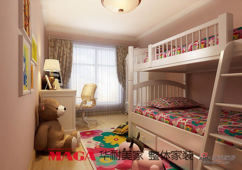 欧式 三居 儿童房图片来自用户2746889121在11万诠释完美38的分享